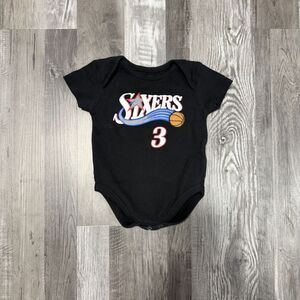 Philadelphia 76ers #3 Allen Iverson Infant 3-6M Bodysuit by Mitchell & Ness